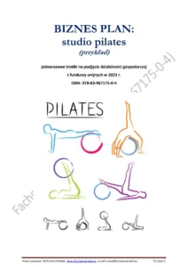 Przykładowe biznesplany a poster of pilates studio pilates
