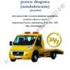 BIZNESPLAN pomoc drogowa (autoholowanie)