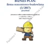 BIZNESPLAN firma remontowo-budowlana