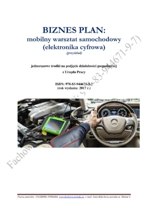 BIZNESPLAN mobilny warsztat samochodowy (elektronika cyfrowa)