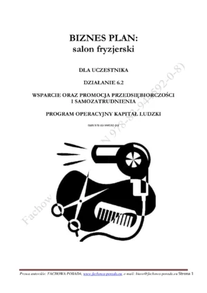 BIZNESPLAN salon fryzjerski