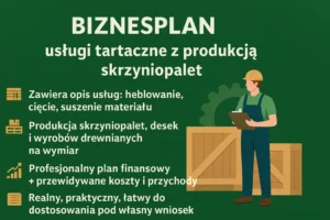 Biznesplan usług tartacznych i produkcji
