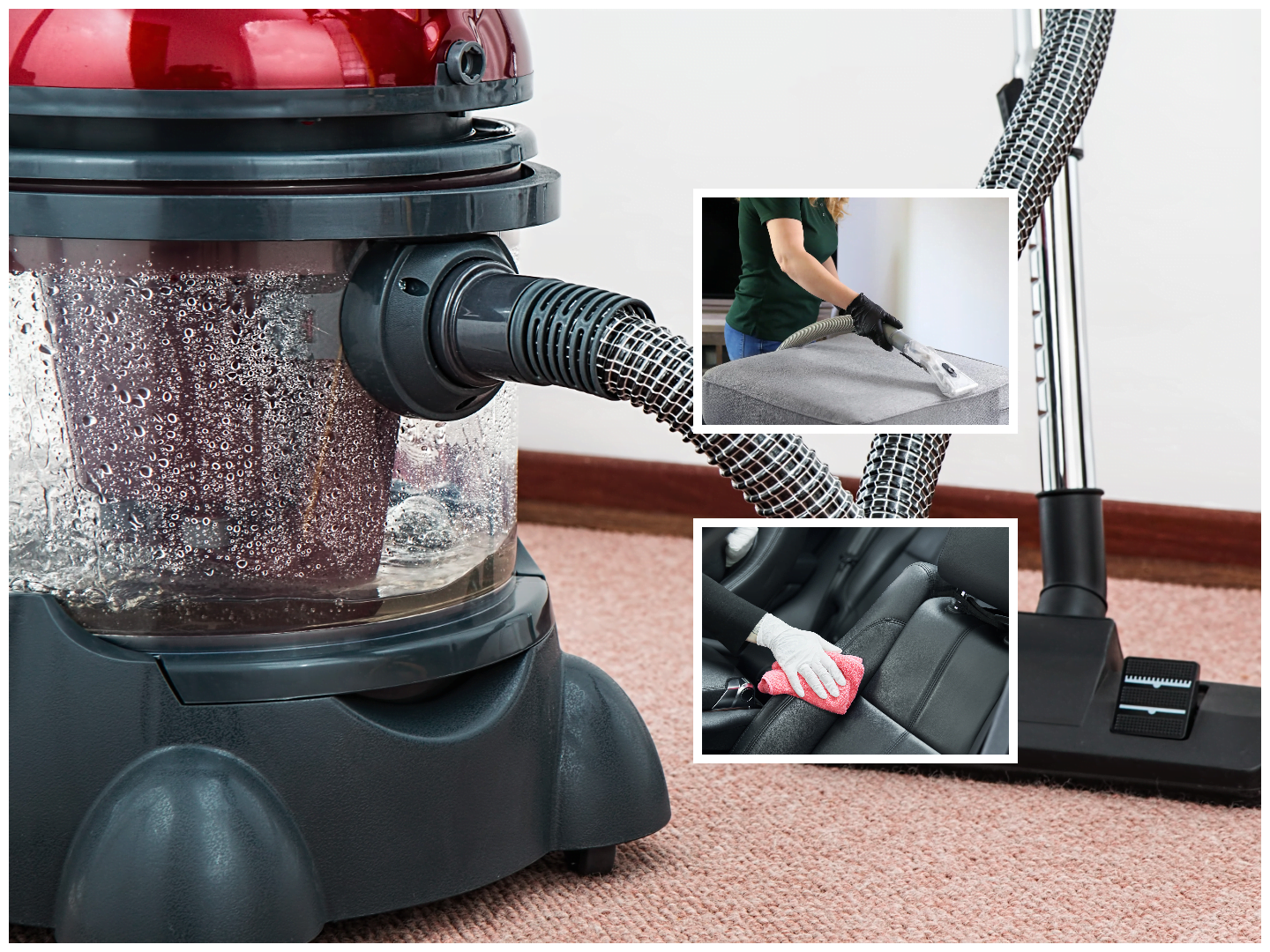 a vacuum cleaner with a vacuum cleaner