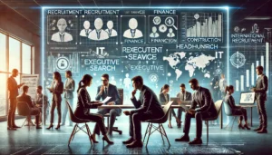 Spotkanie zespołu rekrutacyjnego w biurze.