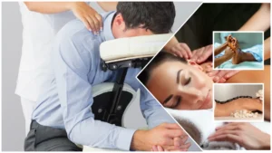 a man receiving a massage