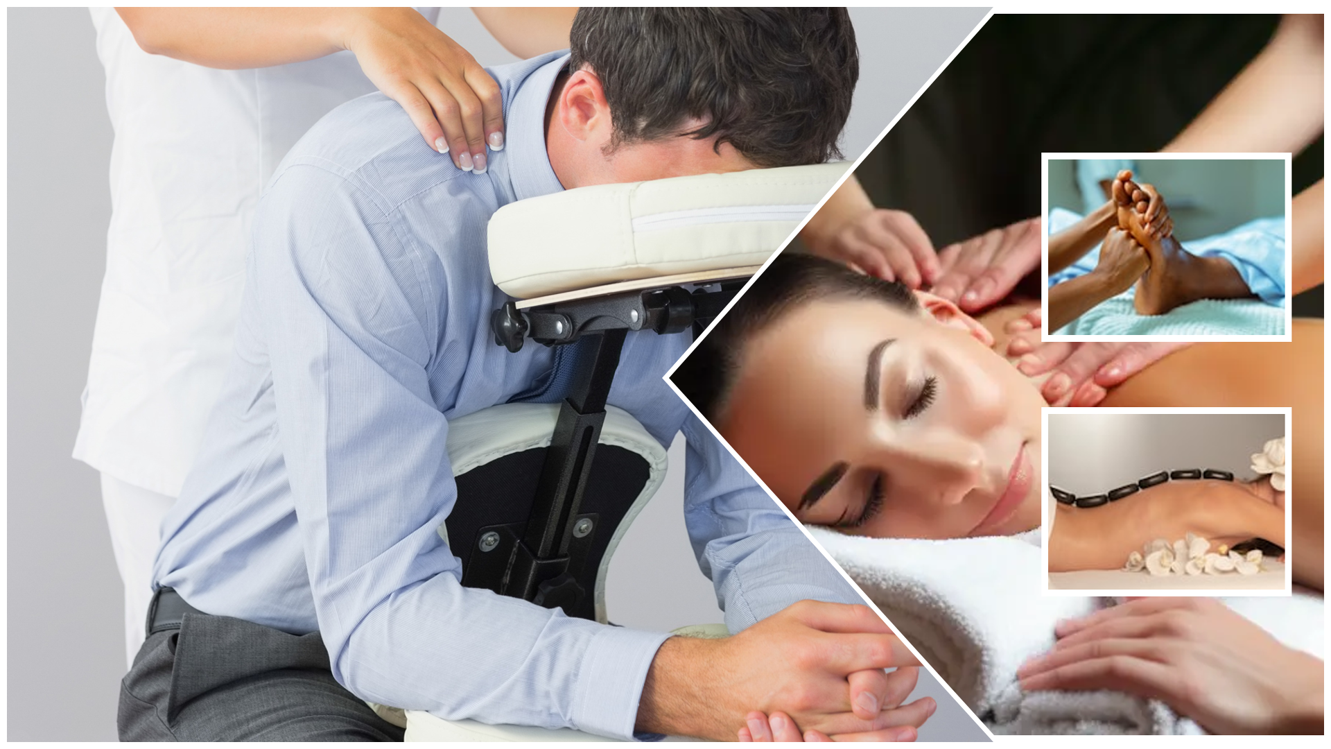 a man receiving a massage