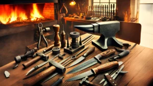 Zakład ślusarski – wyrób noży myśliwskich