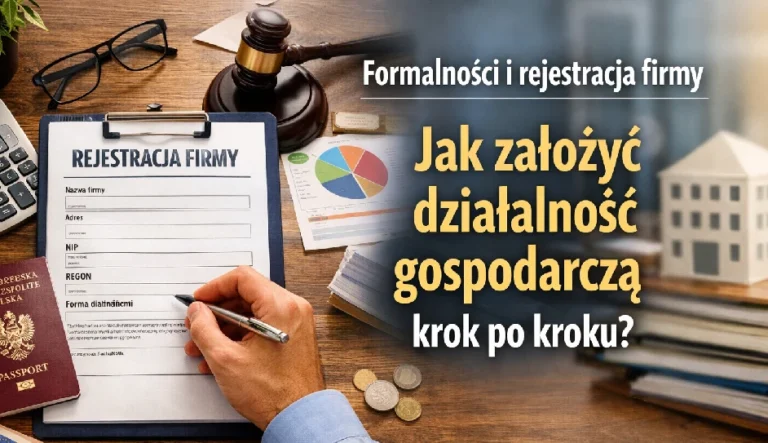 Formalności i rejestracja firmy - Jak założyć działalność gospodarczą krok po kroku