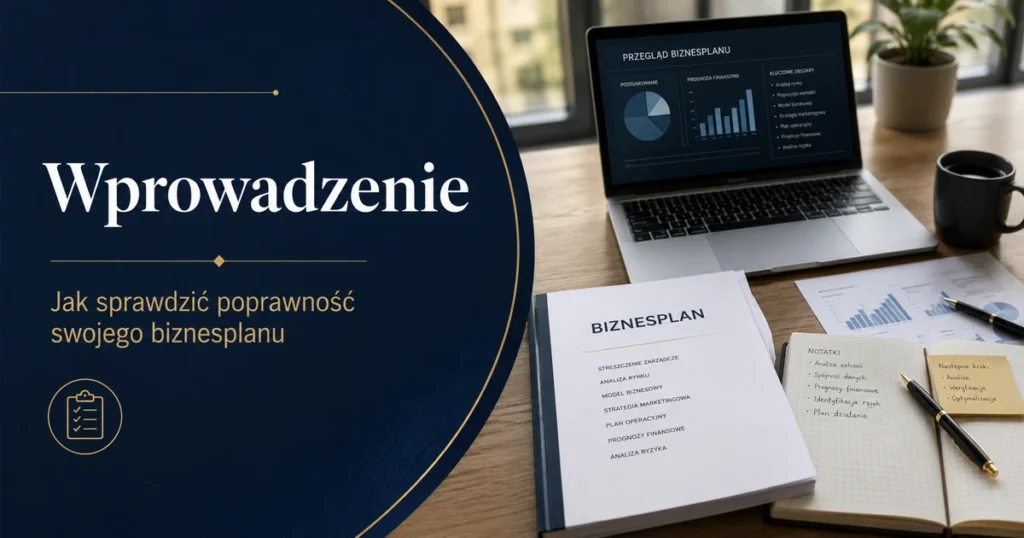 Przykładowe biznesplany Jak sprawdzić poprawność biznesplanu