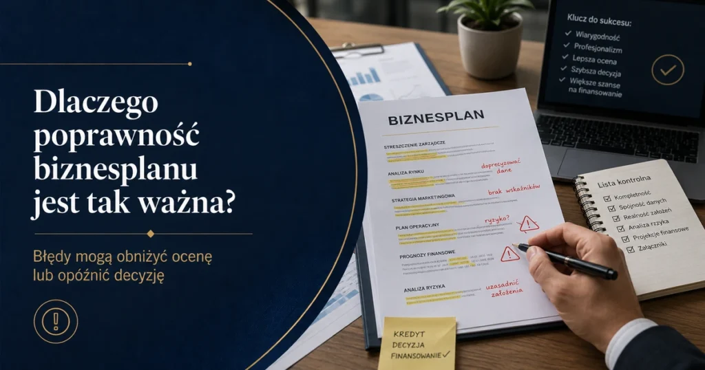 Przykładowe biznesplany Jak sprawdzić poprawność biznesplanu