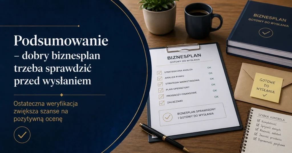 Przykładowe biznesplany Jak sprawdzić poprawność biznesplanu