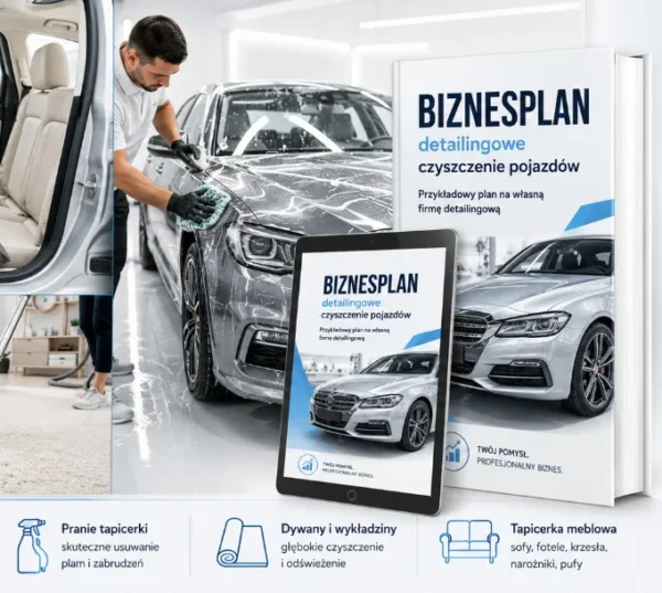 BIZNESPLAN detailingowe czyszczenie pojazdów - gotowy wzór PDF do dotacji
