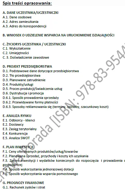 BIZNESPLAN studio fotograficzne – gotowy wzór PDF do dotacji