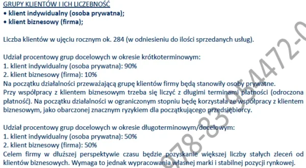 BIZNESPLAN studio fotograficzne – gotowy wzór PDF do dotacji