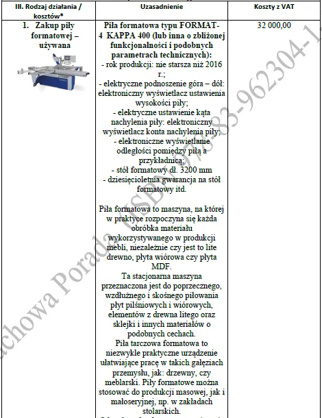 Biznesplan usługi stolarskie (6) Biznesplan usługi stolarskie – gotowy wzór PDF do dotacji