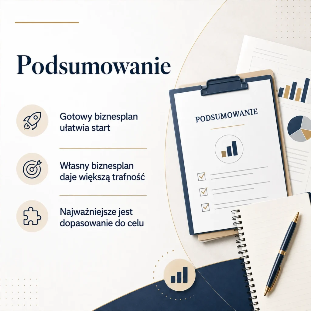Gotowy biznesplan vs własny – co wybrać?
