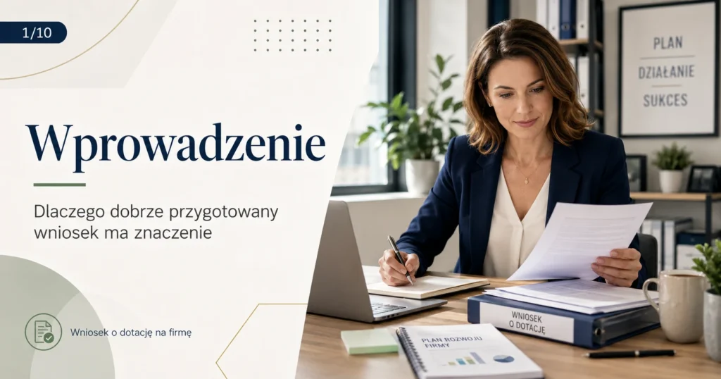 Jak poprawnie przygotować wniosek o dotację na firmę