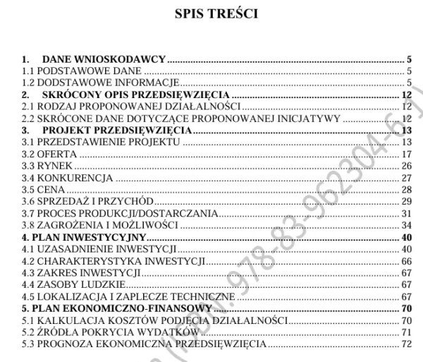 Biznesplan opiekun dzienny nad dziećmi do lat 3 – wzór PDF do dotacji