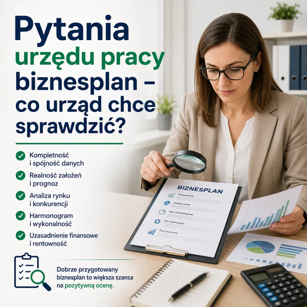 pytania urzędu pracy biznesplan