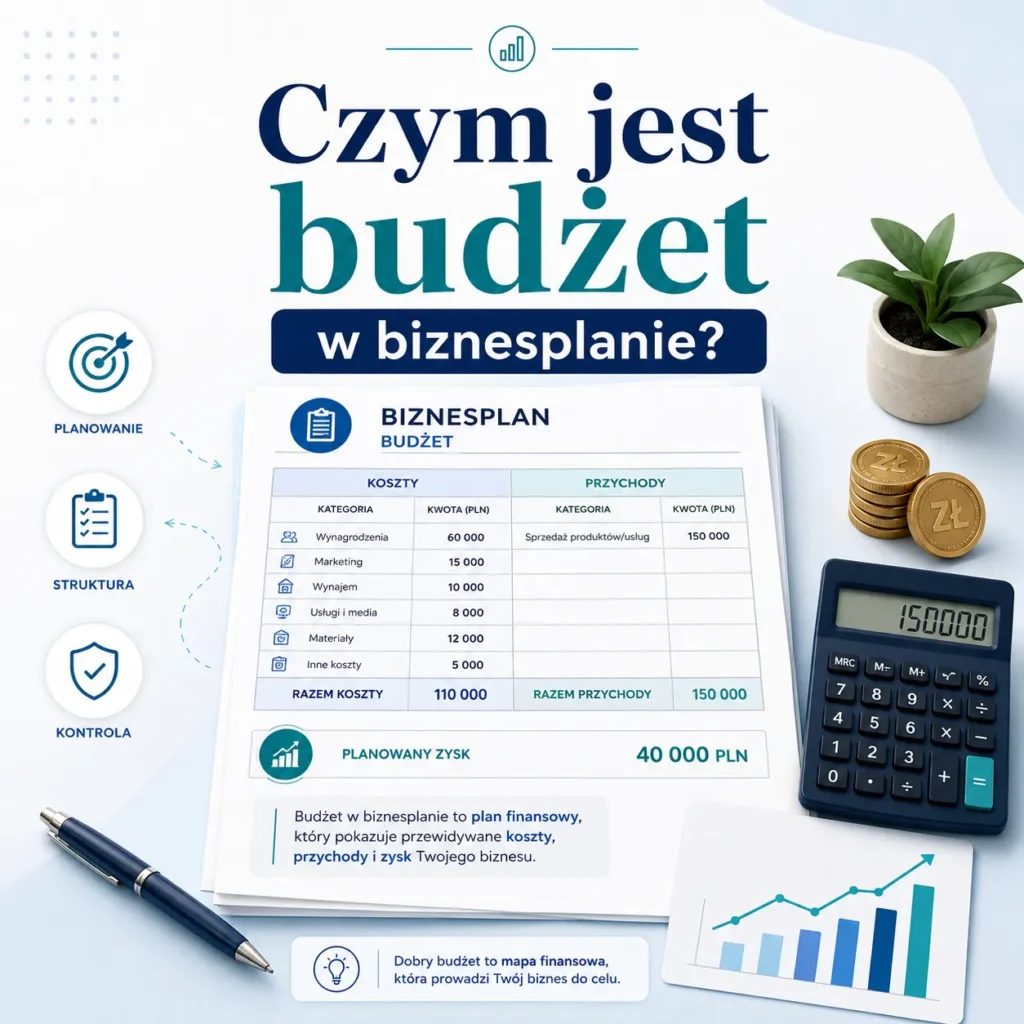 Jak przygotować budżet w biznesplanie – przykład krok po kroku