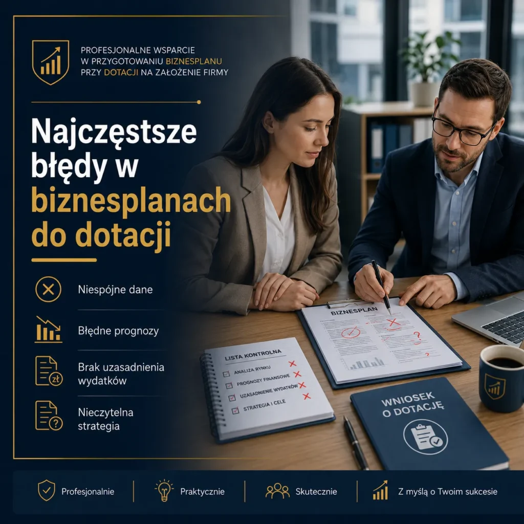 Przykładowe biznesplany Profesjonalne wsparcie w przygotowaniu biznesplanu przy dotacji na założenie firmy
