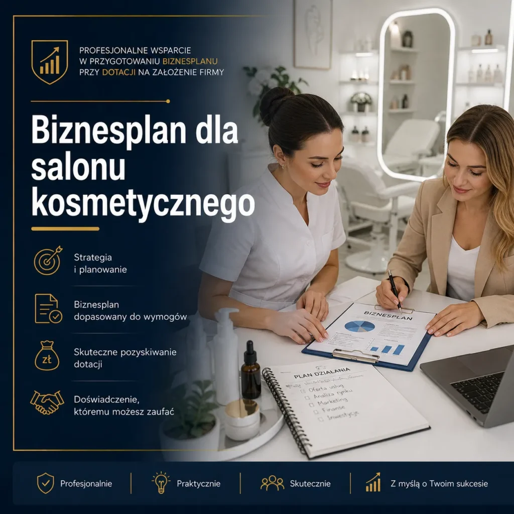 Przykładowe biznesplany Profesjonalne wsparcie w przygotowaniu biznesplanu przy dotacji na założenie firmy