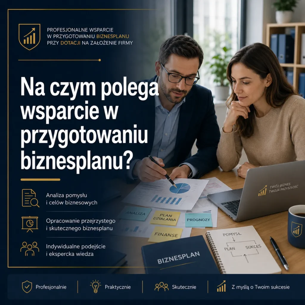Przykładowe biznesplany Profesjonalne wsparcie w przygotowaniu biznesplanu przy dotacji na założenie firmy