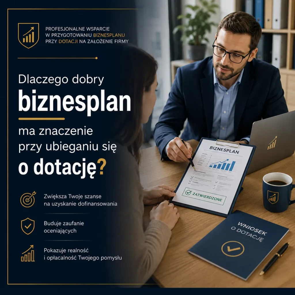 Przykładowe biznesplany Profesjonalne wsparcie w przygotowaniu biznesplanu przy dotacji na założenie firmy