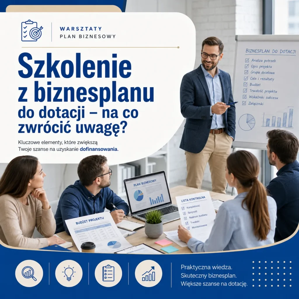Warsztaty i szkolenia z pisania biznesplanów