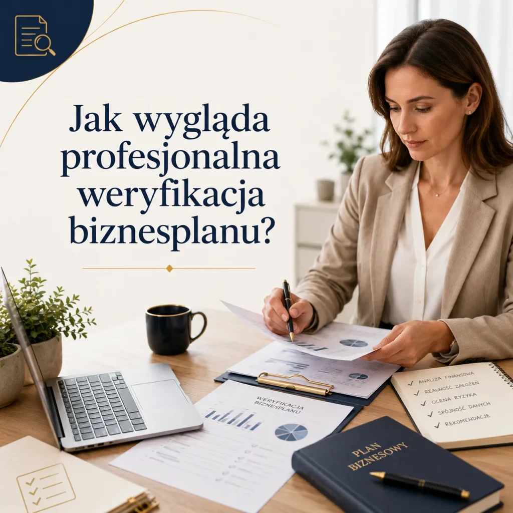 Weryfikacja biznesplanu i wniosku o dotację