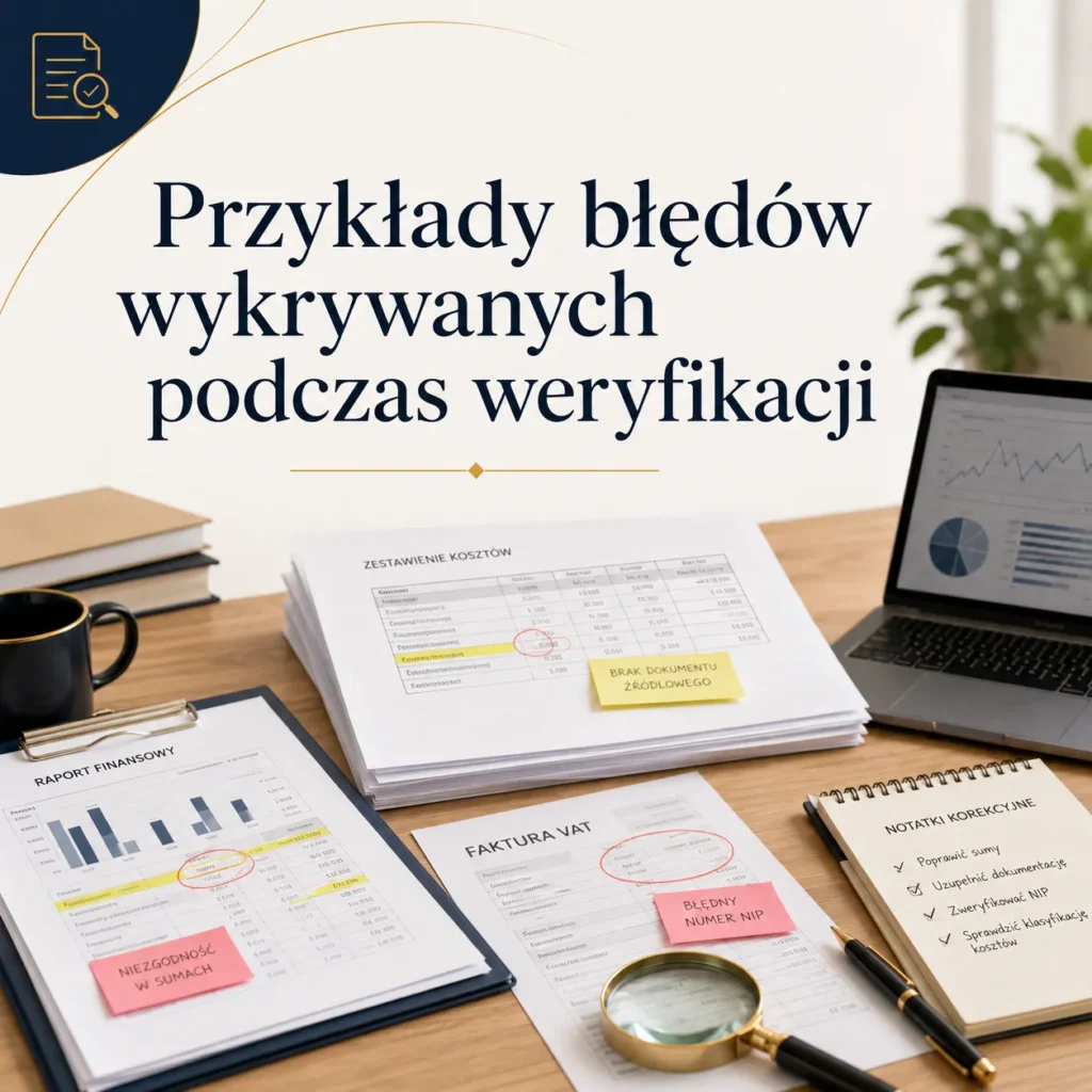 Weryfikacja biznesplanu i wniosku o dotację