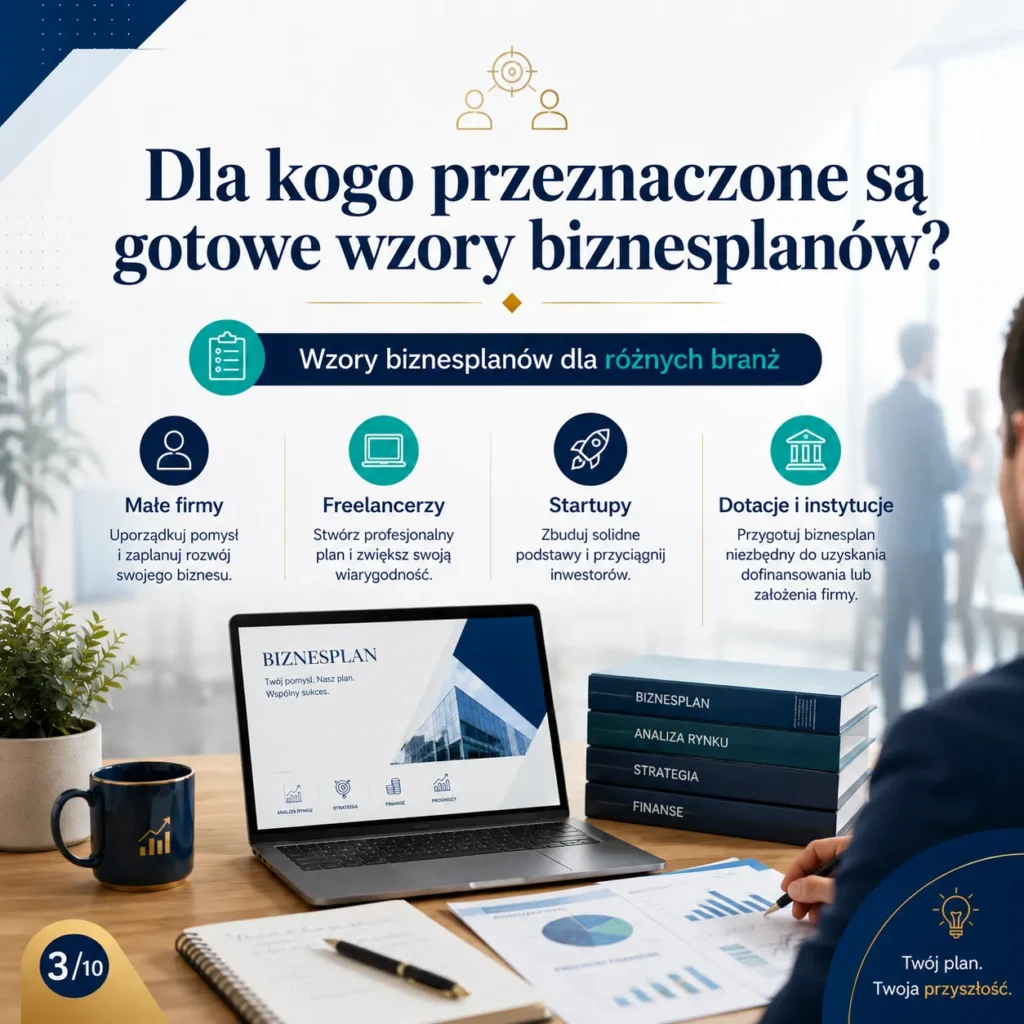 Wzory biznesplanów dla różnych branż