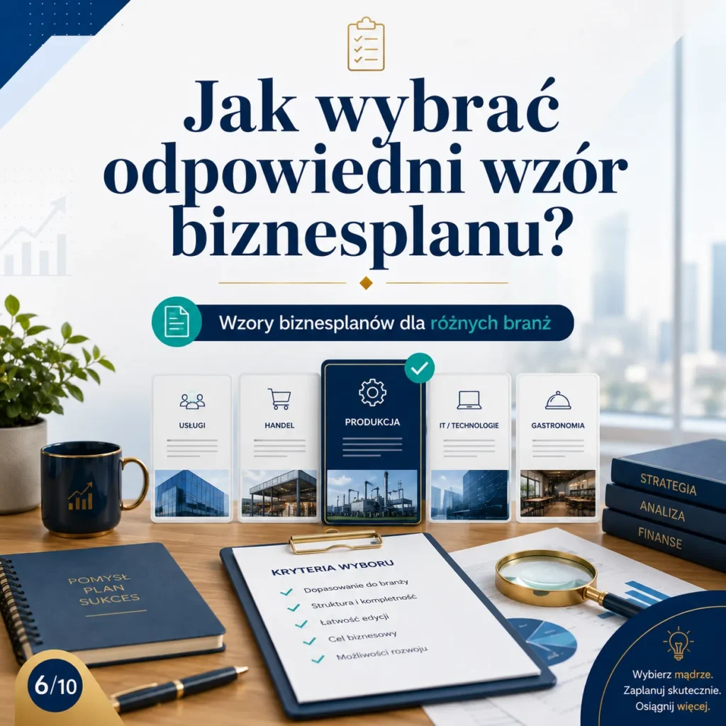 Wzory biznesplanów dla różnych branż