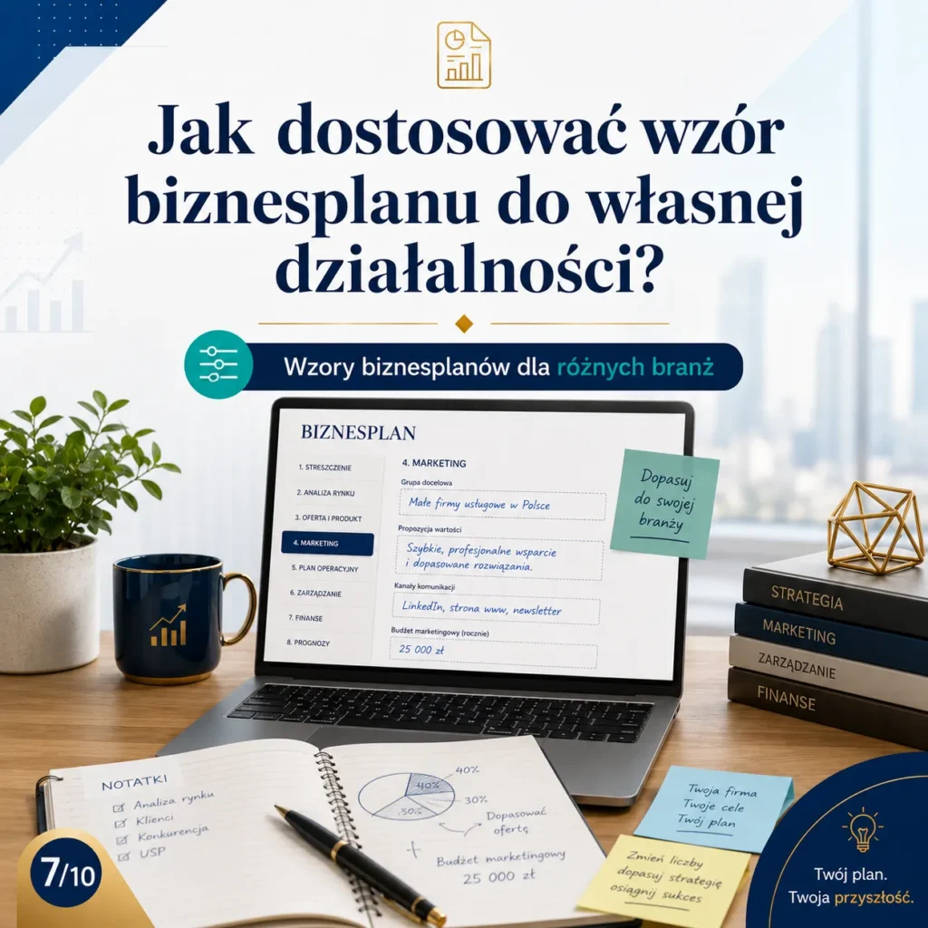 Wzory biznesplanów dla różnych branż