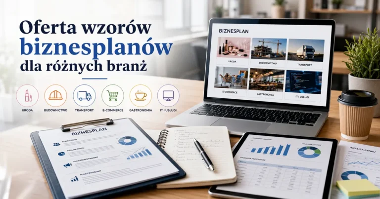 Wzory biznesplanów dla różnych branż