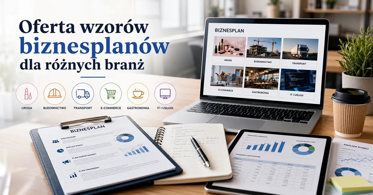 Wzory biznesplanów dla różnych branż