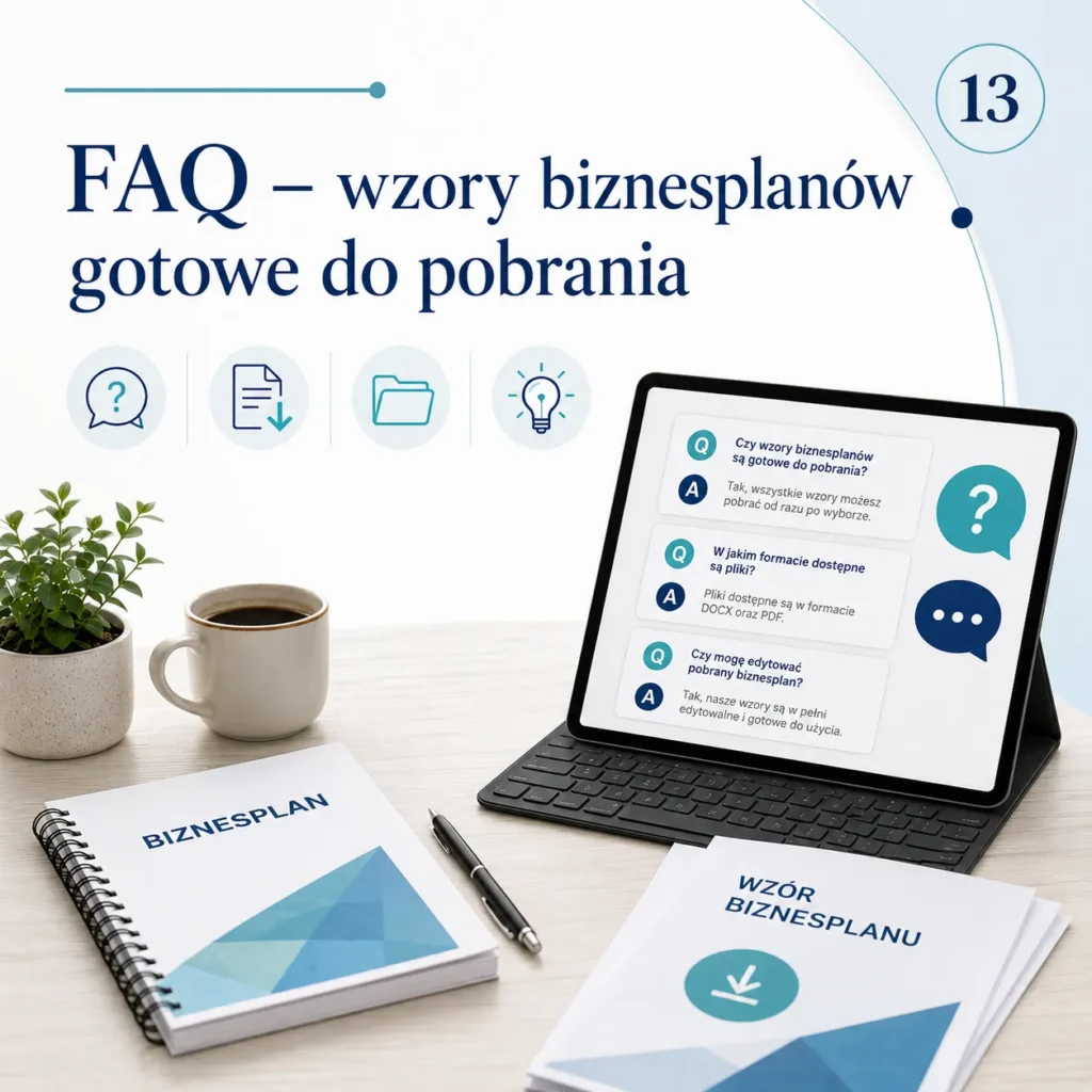 Wzory biznesplanów gotowe do pobrania