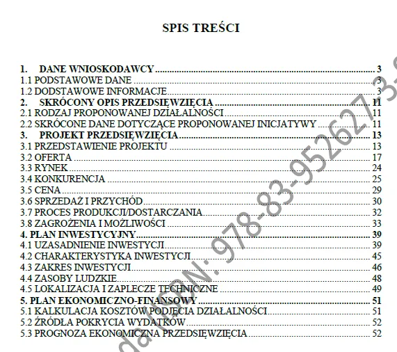 BIZNESPLAN biuro porad prawnych – wzór PDF do dotacji