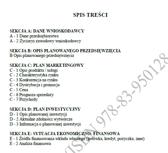 BIZNESPLAN nauczanie języka angielskiego dzieci (zajęcia językowe) - wzór PDF do dotacji