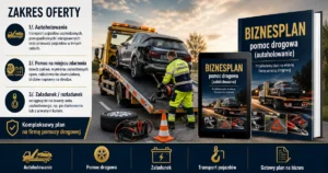 Biznesplan pomoc drogowa (autoholowanie i transport pojazdów) - wzór PDF do dotacji