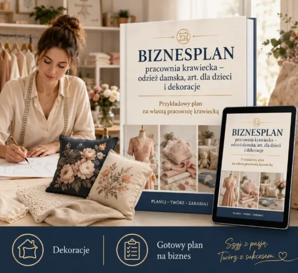 Biznesplan pracownia krawiecka (odzież damska, artykuły dla dzieci i dekoracje) - wzór PDF do dotacji (małe-1) BIZNESPLAN pracownia krawiecka (odzież damska, artykuły dla dzieci i dekoracje) - wzór PDF do dotacji