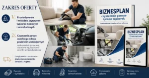 Biznesplan pranie tapicerki i czyszczenie parowe - wzór PDF do dotacji | 39 stron