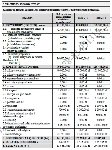 BIZNESPLAN sklep motocyklowy (sklep online z częściami + serwis) - wzór PDF do dotacji