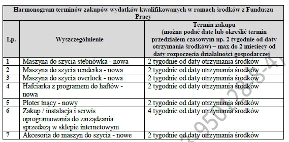 BIZNESPLAN szycie ubranek dla dzieci (odzież, zabawki i dekoracje) - wzór PDF do dotacji