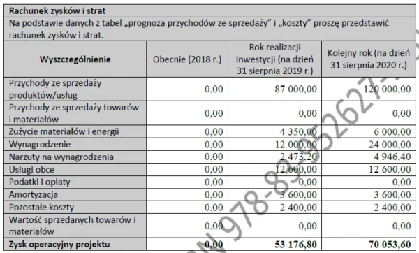 BIZNESPLAN usługi remontowo-budowlane – wzór PDF do dotacji