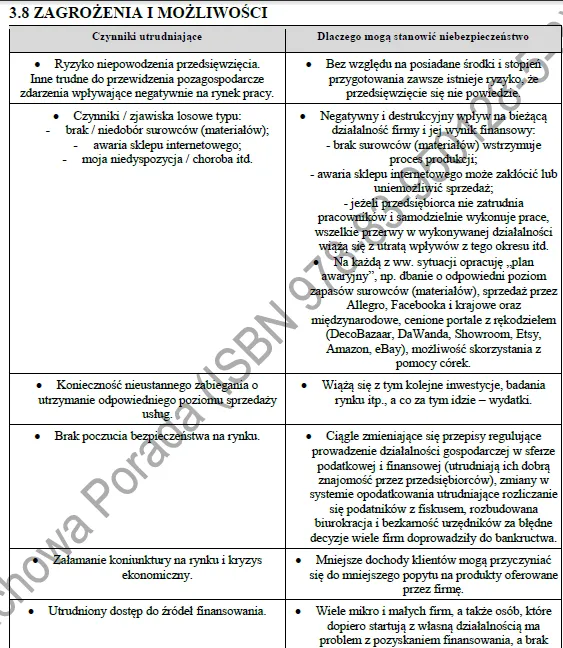 BIZNESPLAN wyroby z filcu (filcowanie na mokro i rękodzieło) - wzór PDF do dotacji