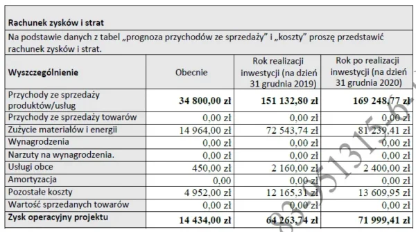 BIZNESPLAN zakład stolarski (meble na wymiar, renowacja i montaż) - wzór PDF do dotacji