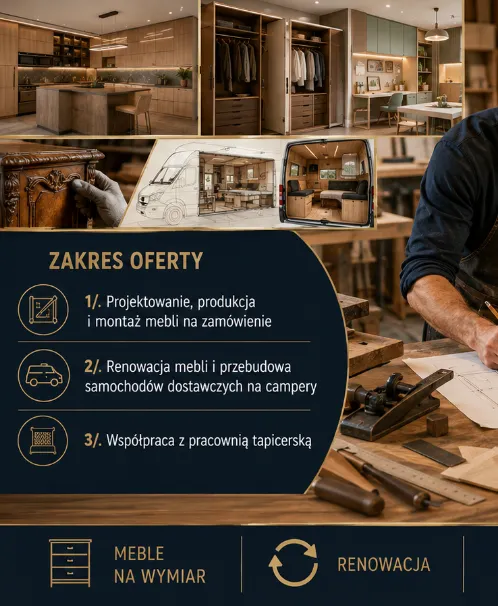 BIZNESPLAN zakład stolarski (meble na wymiar, renowacja i montaż) - wzór PDF do dotacji