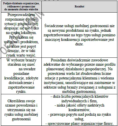 BIZNESPLAN Food Truck (mobilna gastronomia z włoskim smakiem) - wzór PDF do dotacji