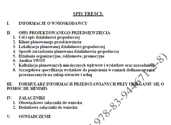 BIZNESPLAN firma rekrutacyjna (pośrednictwo pracy i rekrutacja pracowników) - wzór PDF do dotacji